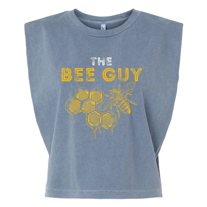 The Bee Guy  Bee Lover Beekeeping Beekeeper Garment-Dyed Women's Muscle Tee