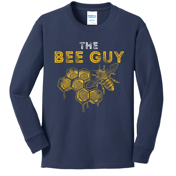 The Bee Guy  Bee Lover Beekeeping Beekeeper Kids Long Sleeve Shirt