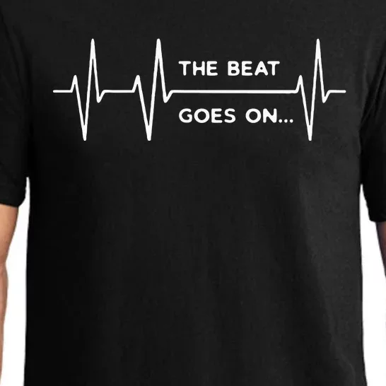 The Beat Goes On..Heartbeat Rehab After Surgery Heart OP Pajama Set