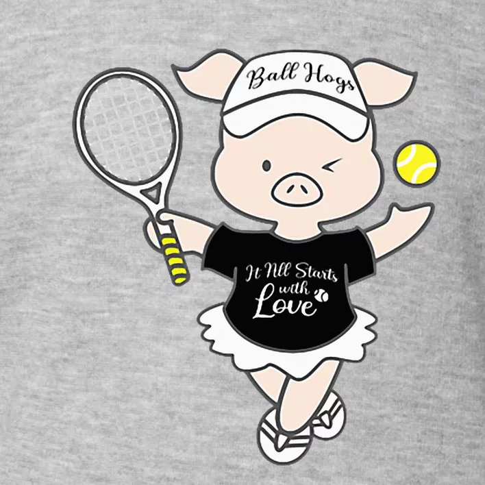 Tennis Ball Hogs Toddler Sweatshirt