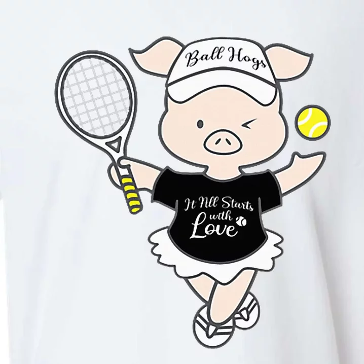 Tennis Ball Hogs Sueded Cloud Jersey T-Shirt