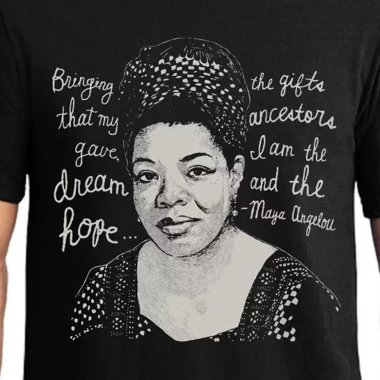 Trendy Black History Maya Angelou Pajama Set