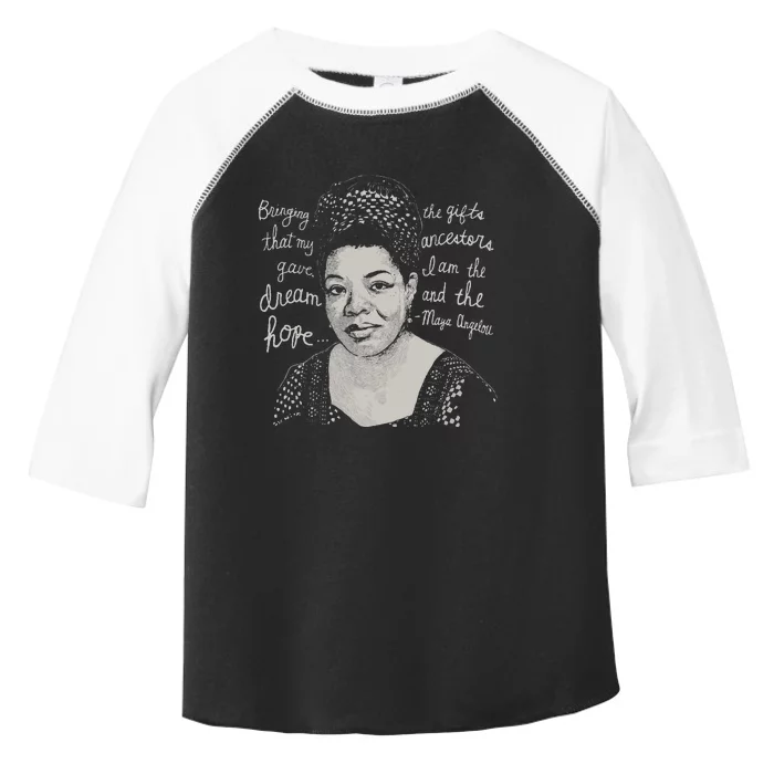 Trendy Black History Maya Angelou Toddler Fine Jersey T-Shirt