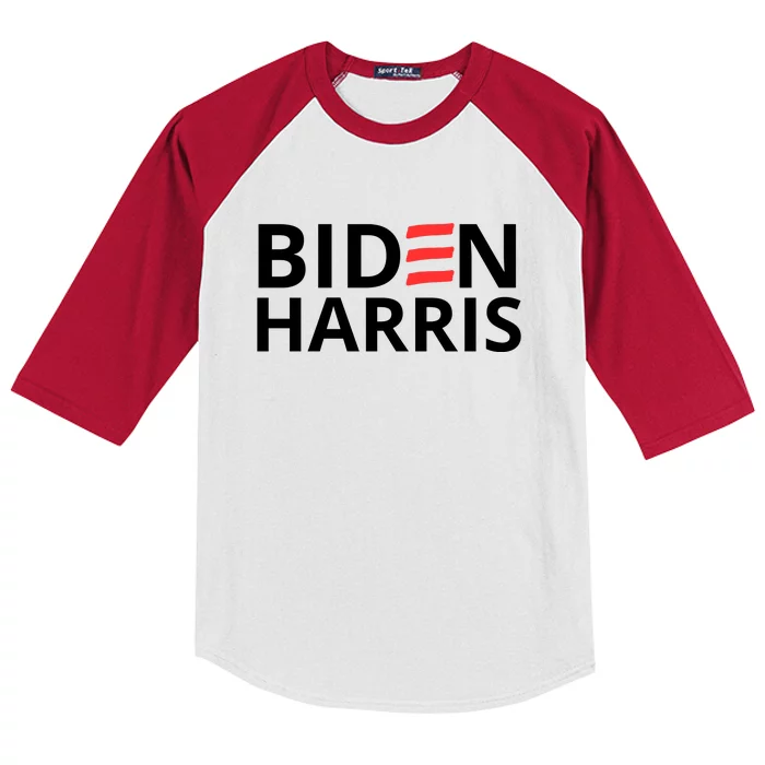 The Biden Harris 2024 Kids Colorblock Raglan Jersey