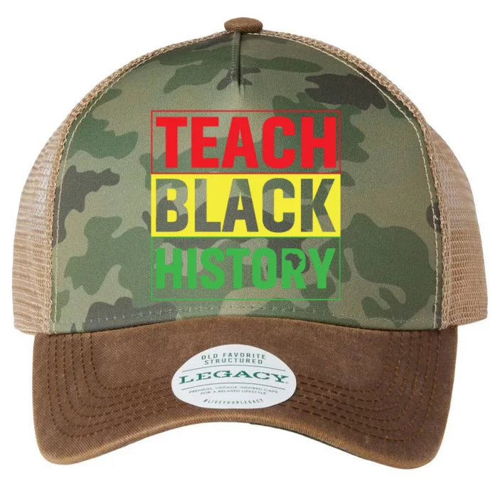 Teach Black History Funny Teach Lovers Teacher's Day Legacy Tie Dye Trucker Hat