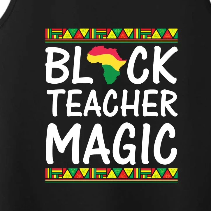 Teach Black History Funny Teach Lovers Teacher's Day Performance Tank