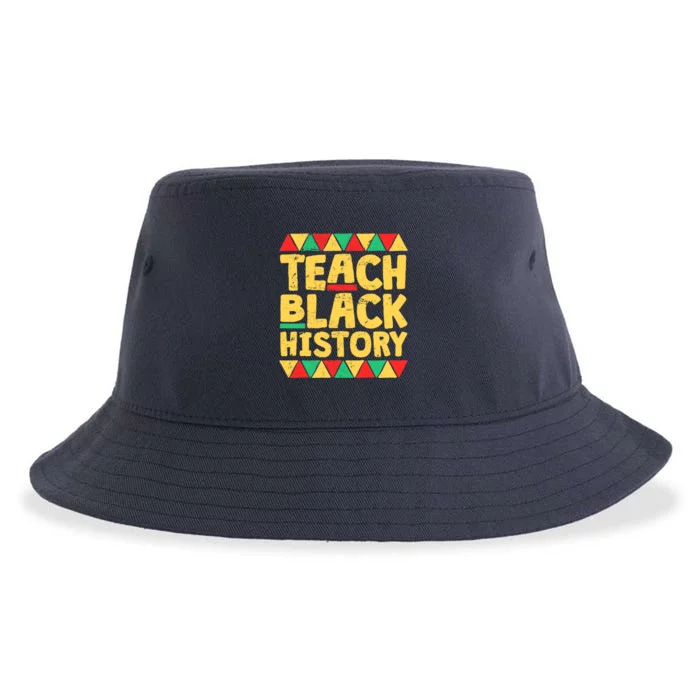 Teach Black History Month School Teacher Gift Sustainable Bucket Hat