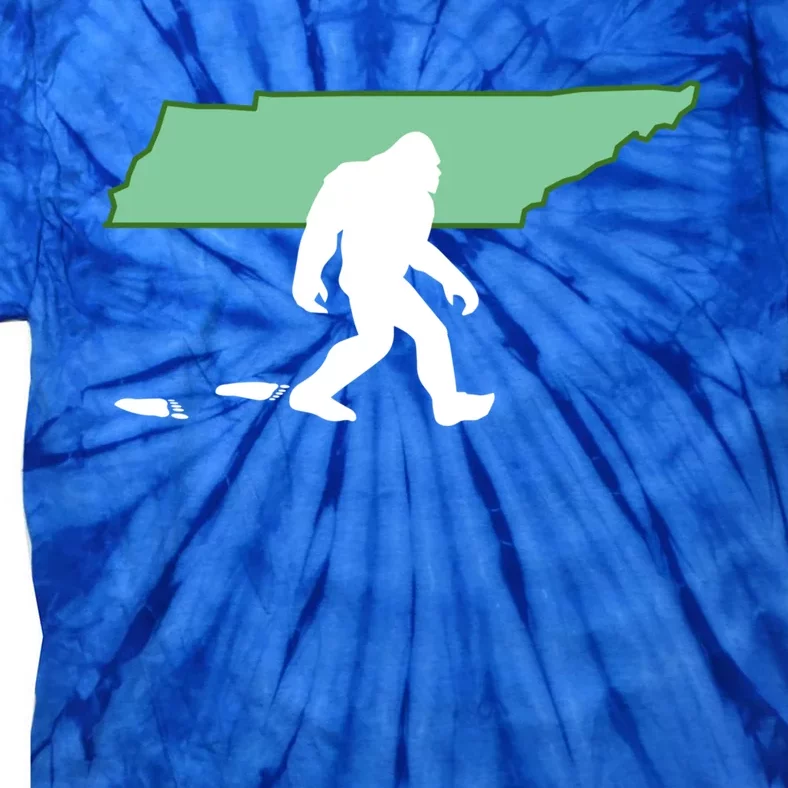 Tennessee Bigfoot Hunter State Gift Tie-Dye T-Shirt