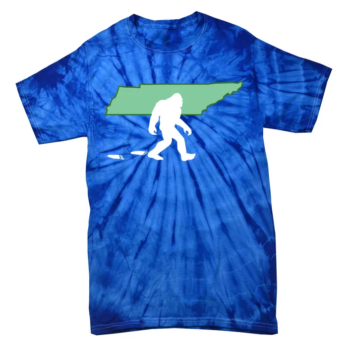 Tennessee Bigfoot Hunter State Gift Tie-Dye T-Shirt