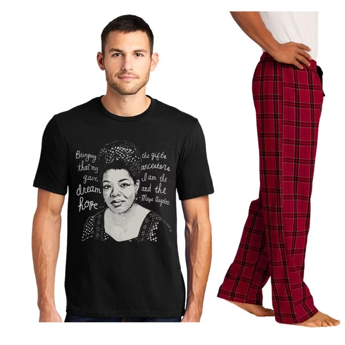 Trendy Black History Maya Angelou Quote Pajama Set