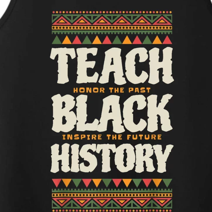 Teach Black History Performance Tank