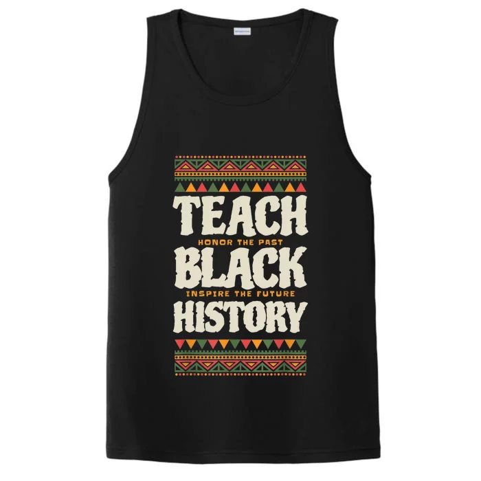 Teach Black History Performance Tank