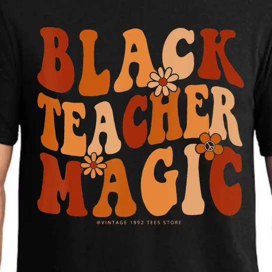 Teacher Black History Month Black Teacher Magic Pajama Set