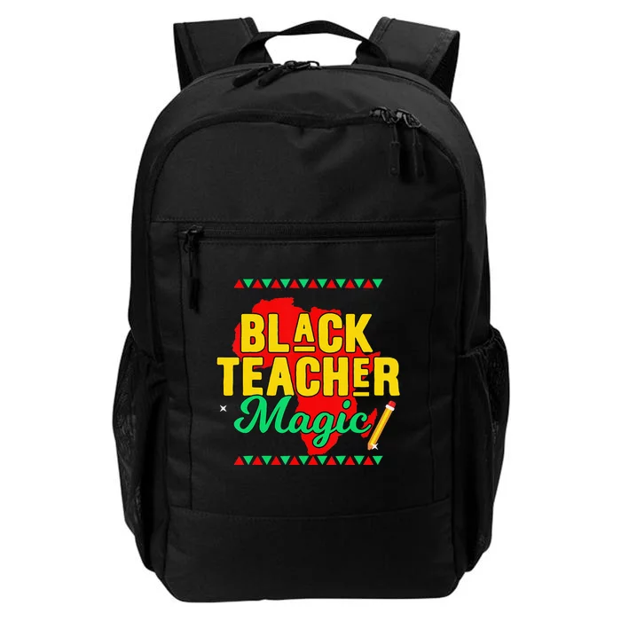 Teach Black History Month Black Teacher African Pride Daily Commute Backpack