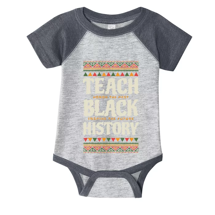 Teach Black History Infant Baby Jersey Bodysuit