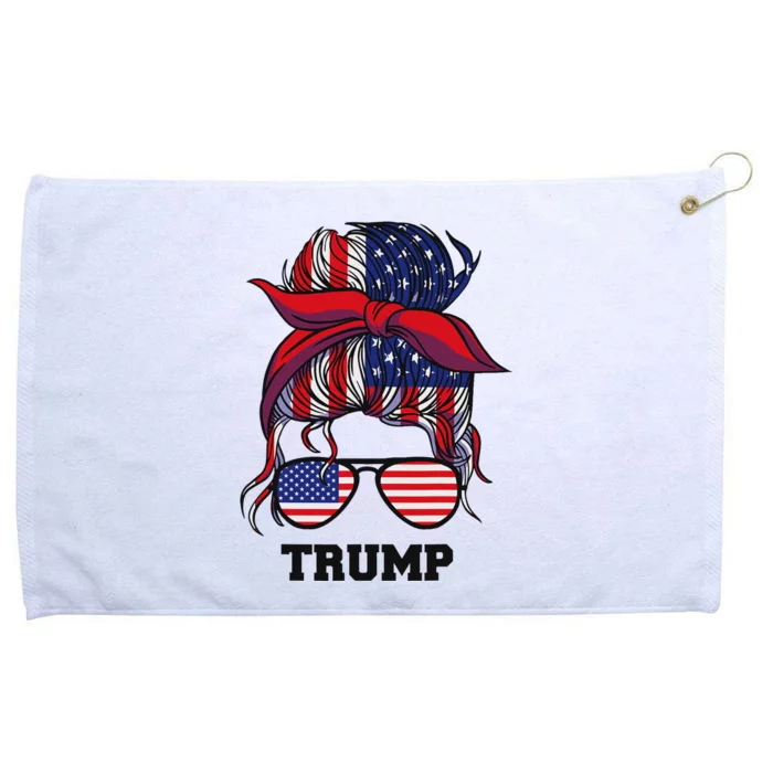 Trump Bandana Headscarf Sunglasses Design Grommeted Golf Towel