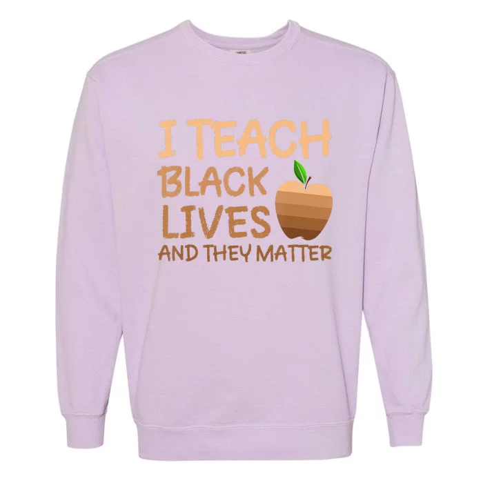 Teacher Black History Garment-Dyed Sweatshirt