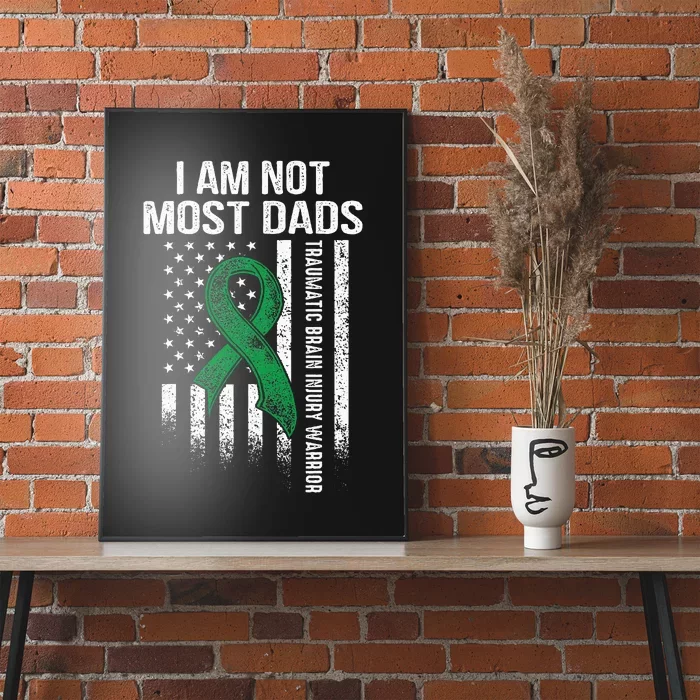 Traumatic Brain Injury Survivor Most Dads TBI Warrior Poster