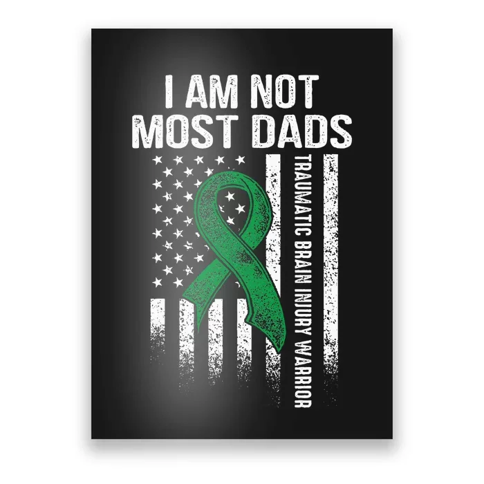 Traumatic Brain Injury Survivor Most Dads TBI Warrior Poster