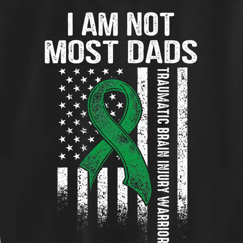 Traumatic Brain Injury Survivor Most Dads TBI Warrior Kids Sweatshirt