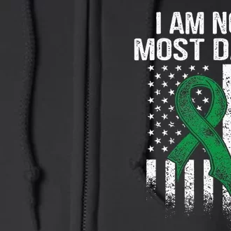 Traumatic Brain Injury Survivor Most Dads TBI Warrior Full Zip Hoodie