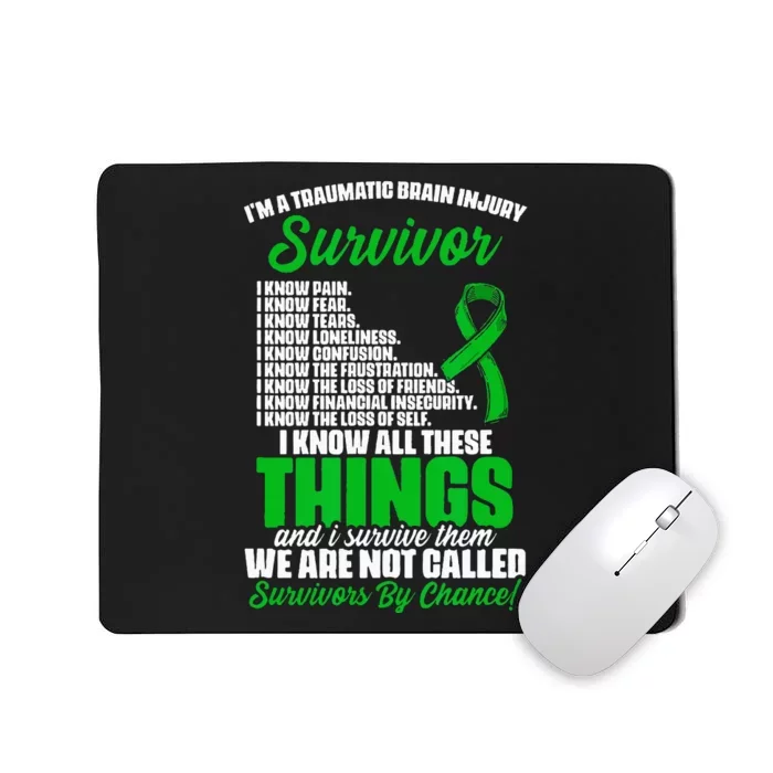 Traumatic Brain Injury Survivor Support TBI Survivor Mousepad