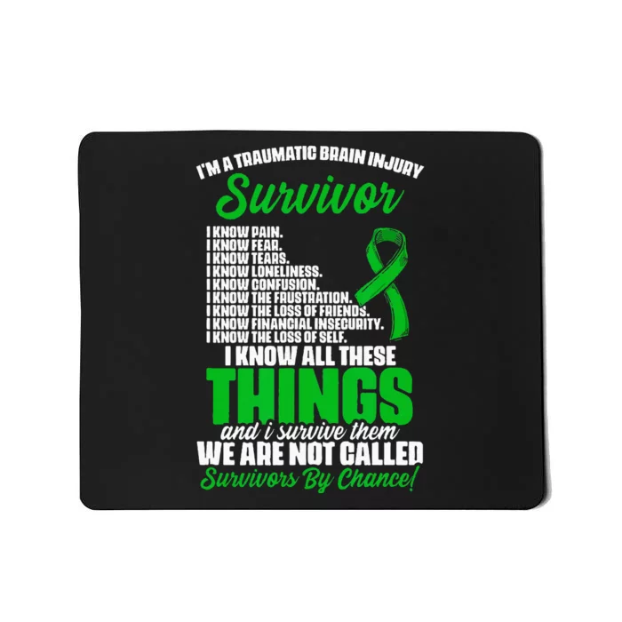 Traumatic Brain Injury Survivor Support TBI Survivor Mousepad