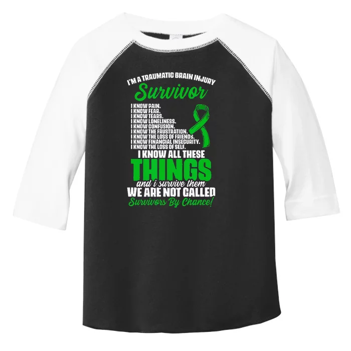 Traumatic Brain Injury Survivor Support TBI Survivor Toddler Fine Jersey T-Shirt