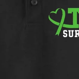 Traumatic Brain Injury TBI Survivor Dry Zone Grid Performance Polo