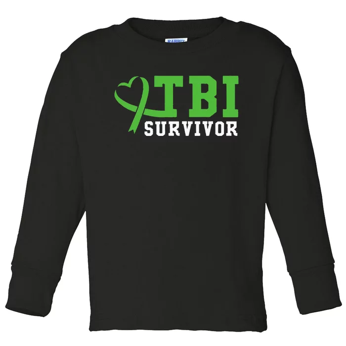 Traumatic Brain Injury TBI Survivor Toddler Long Sleeve Shirt