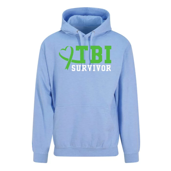 Traumatic Brain Injury TBI Survivor Unisex Surf Hoodie