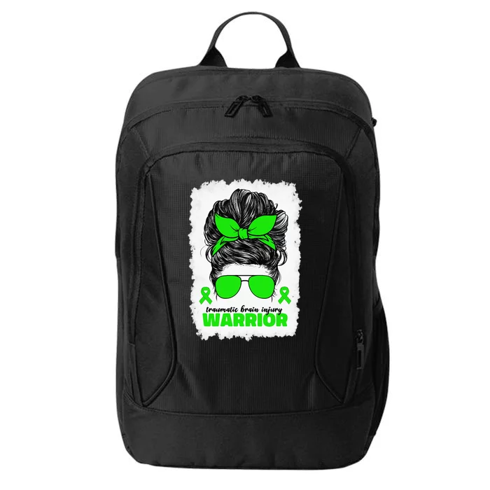 Traumatic Brain Injury Warrior For Women TBI Awareness Month City Backpack