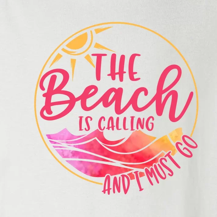 The Beach Is Calling And I Must Go Toddler Long Sleeve Shirt