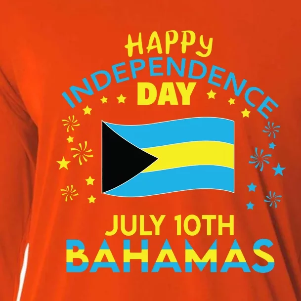 The Bahamas Independence Day Bahamian Pride The Bahamas Flag Cooling Performance Long Sleeve Crew