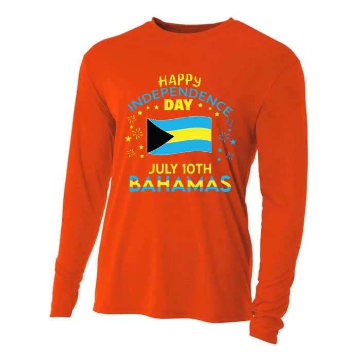 The Bahamas Independence Day Bahamian Pride The Bahamas Flag Cooling Performance Long Sleeve Crew