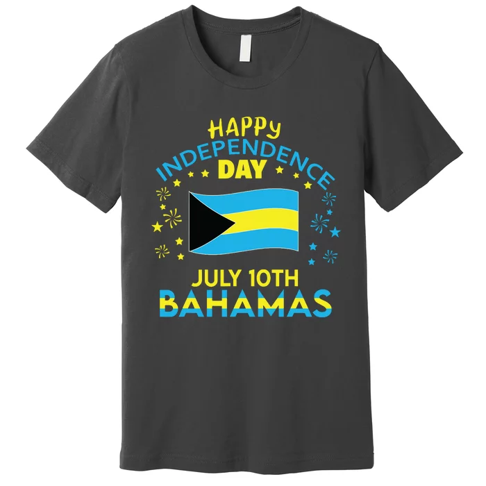 The Bahamas Independence Day Bahamian Pride The Bahamas Flag Premium T-Shirt