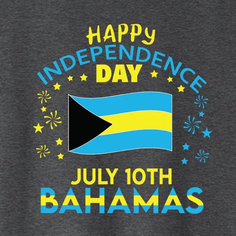 The Bahamas Independence Day Bahamian Pride The Bahamas Flag Women's Crop Top Tee