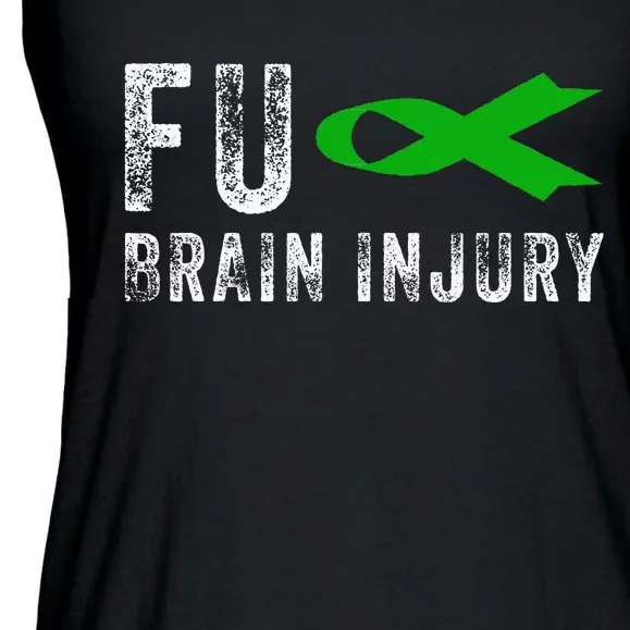 Traumatic Brain Injury Awareness Fu Traumatic Brain Injury Ladies Essential Flowy Tank