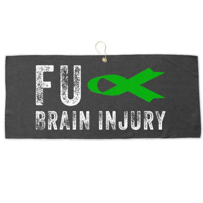 Traumatic Brain Injury Awareness Fu Traumatic Brain Injury Large Microfiber Waffle Golf Towel