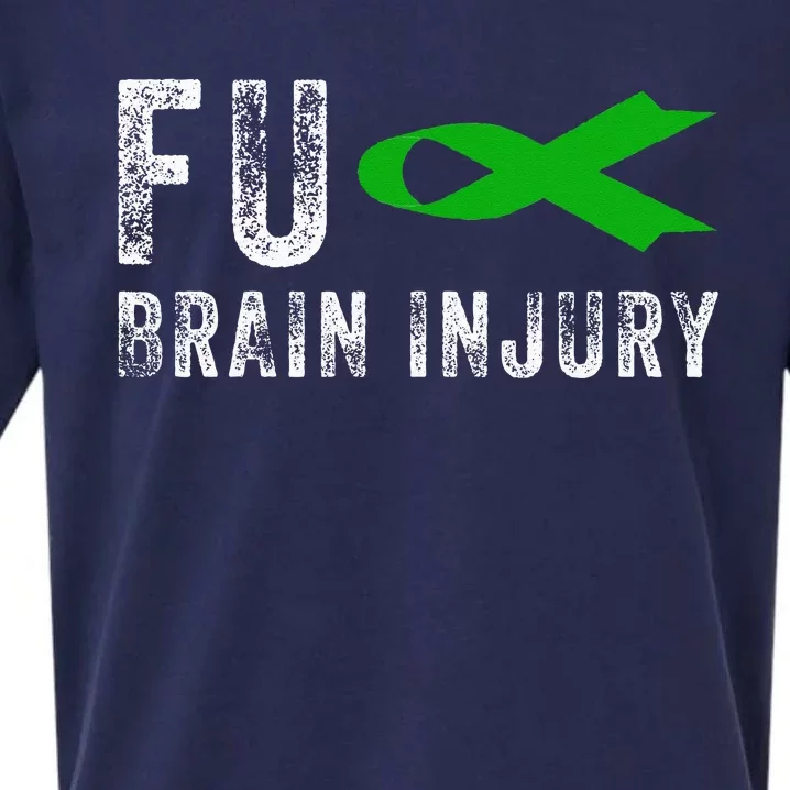 Traumatic Brain Injury Awareness Fu Traumatic Brain Injury Sueded Cloud Jersey T-Shirt