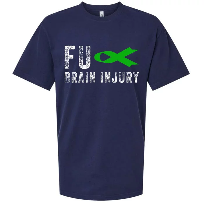 Traumatic Brain Injury Awareness Fu Traumatic Brain Injury Sueded Cloud Jersey T-Shirt