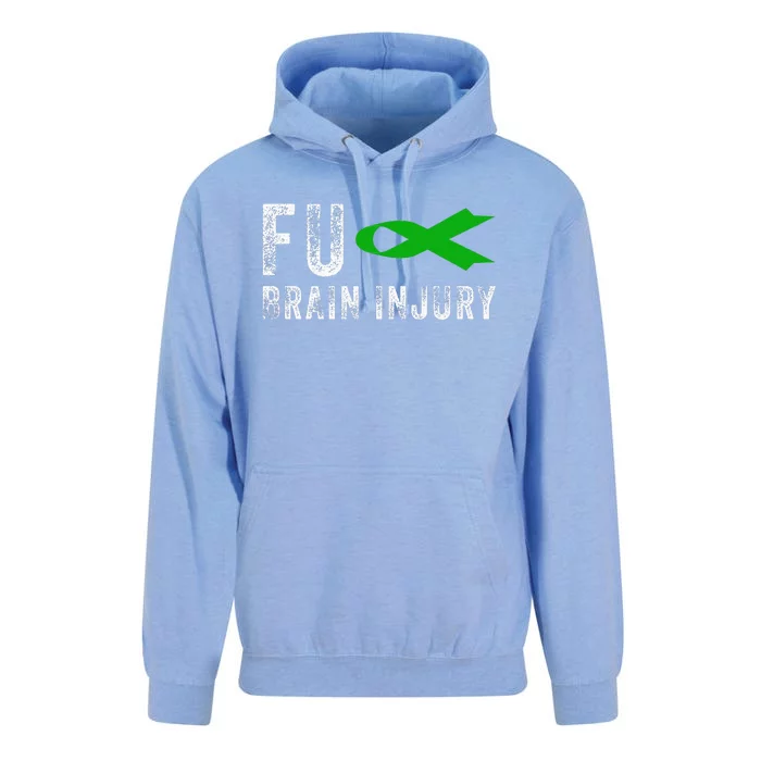 Traumatic Brain Injury Awareness Fu Traumatic Brain Injury Unisex Surf Hoodie