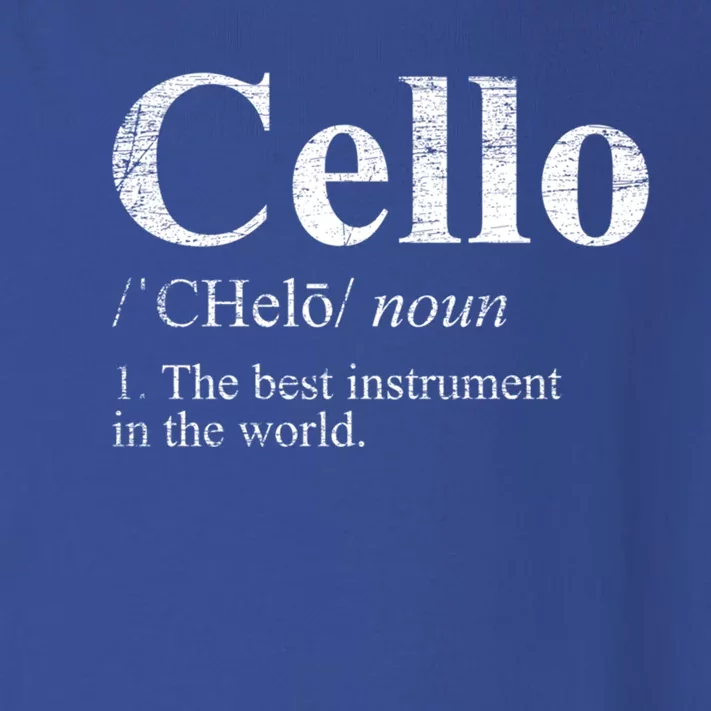 The Best Instrut In The World Cello Great Gift Toddler Long Sleeve Shirt