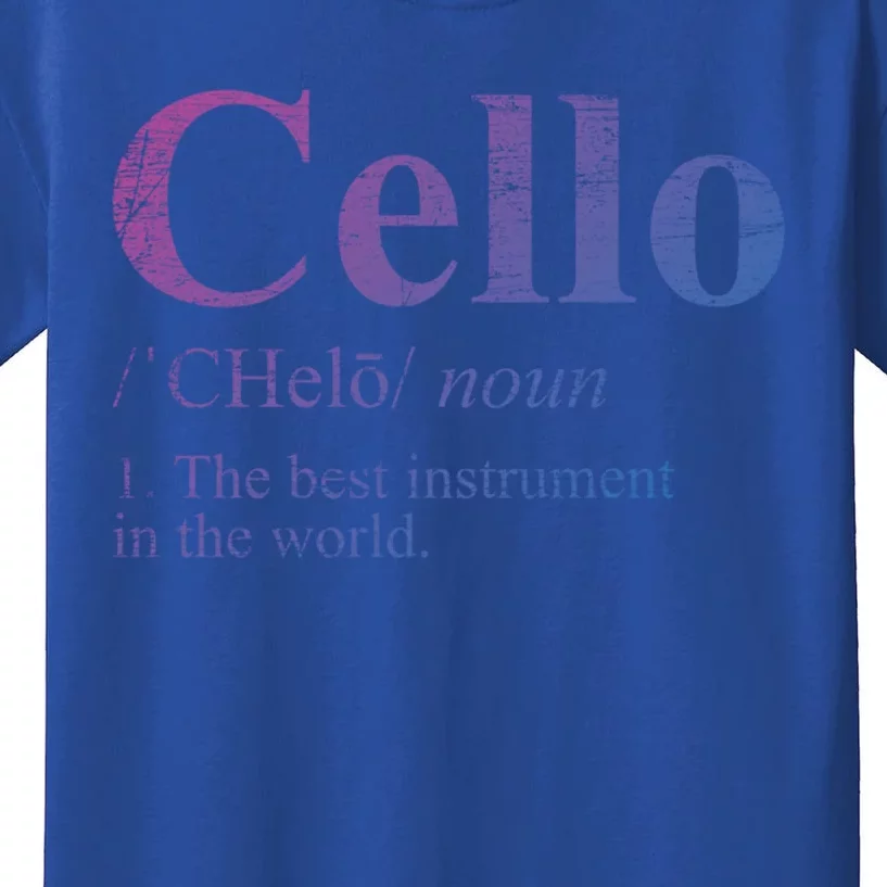 The Best Instrut In The World Cello Great Gift Kids T-Shirt