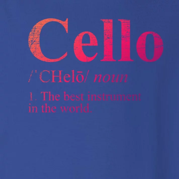 The Best Instrut In The World Cello Great Gift Toddler Long Sleeve Shirt