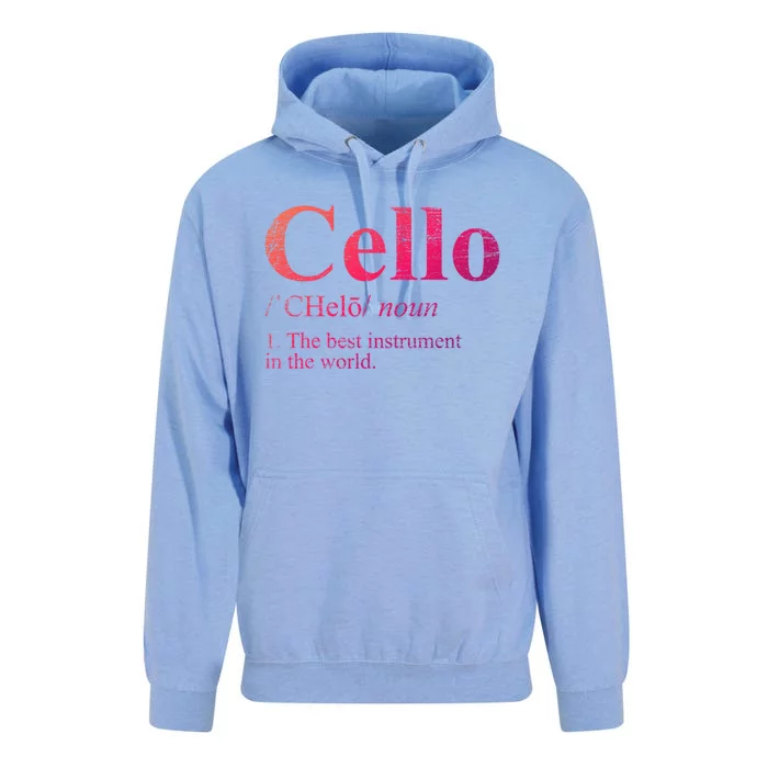 The Best Instrut In The World Cello Great Gift Unisex Surf Hoodie