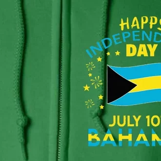 The Bahamas Independence Day Bahamian Pride The Bahamas Flag Full Zip Hoodie