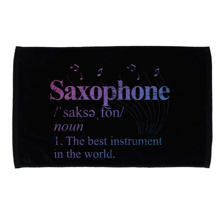 The Best Instrut In The World Saxophone Gift Microfiber Hand Towel