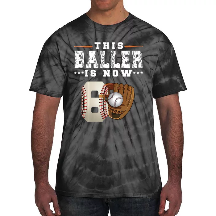 The Baller Is Now Baseball Player Lover Trending Gift Idea Tie-Dye T-Shirt