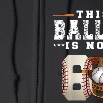 The Baller Is Now Baseball Player Lover Trending Gift Idea Full Zip Hoodie